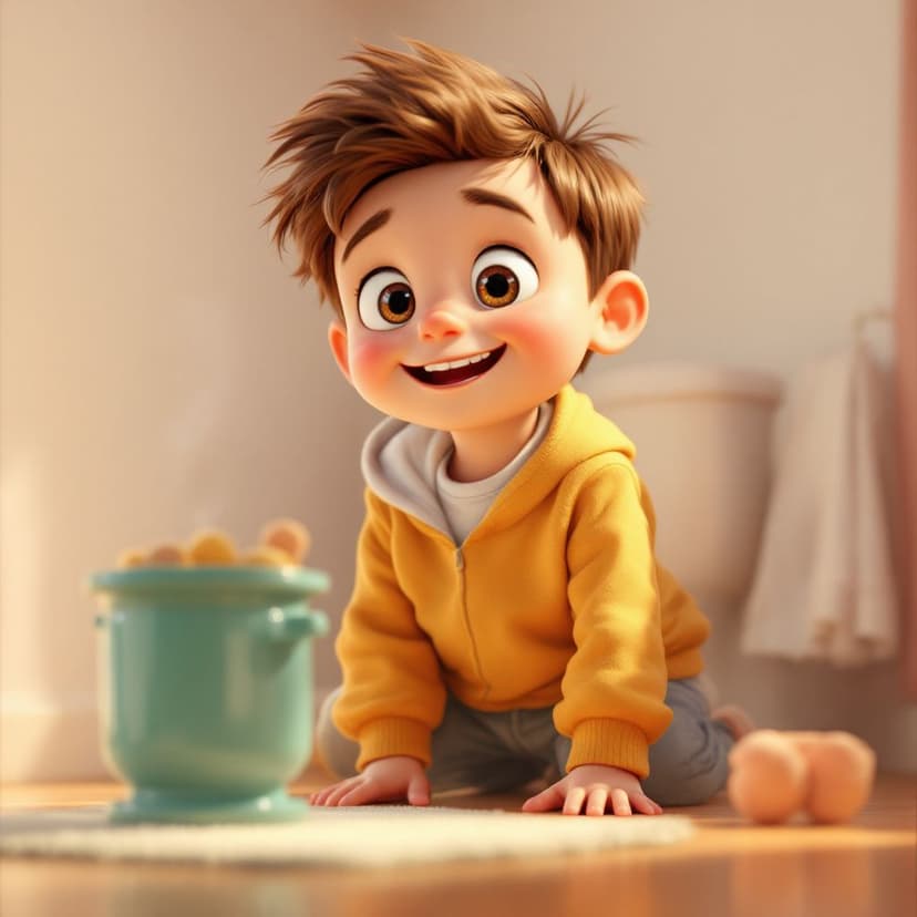 Liam's Potty Time: A Big Kid Journey story preview