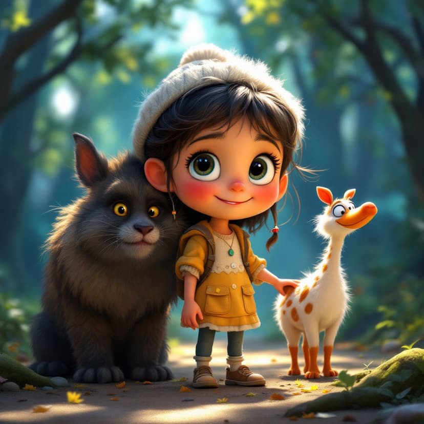 Charlotte's Forest Animals: A Day in the Woods story preview