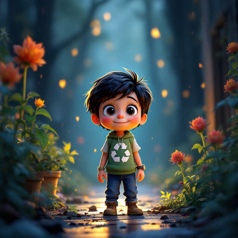 Liam's Recycling Heroes: Helping Earth story preview