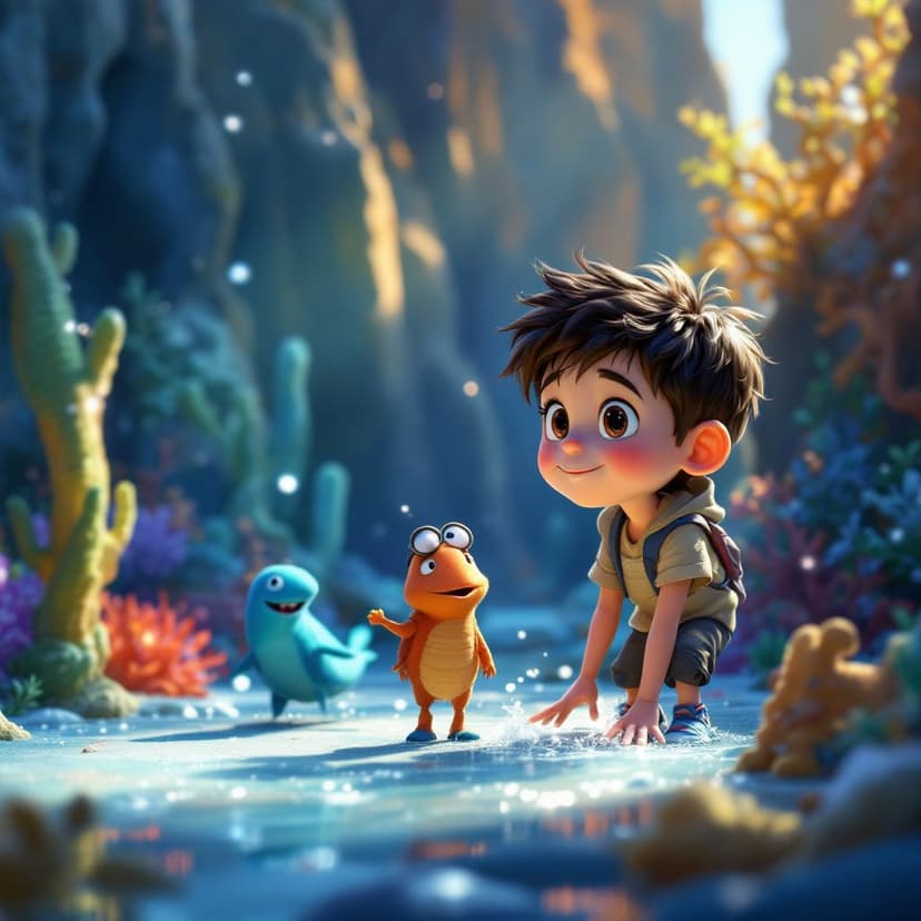 Oliver's Save the Ocean: Marine Life Adventure story preview
