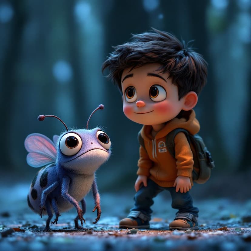 Liam's Bug Explorer: Tiny World Discovery story preview