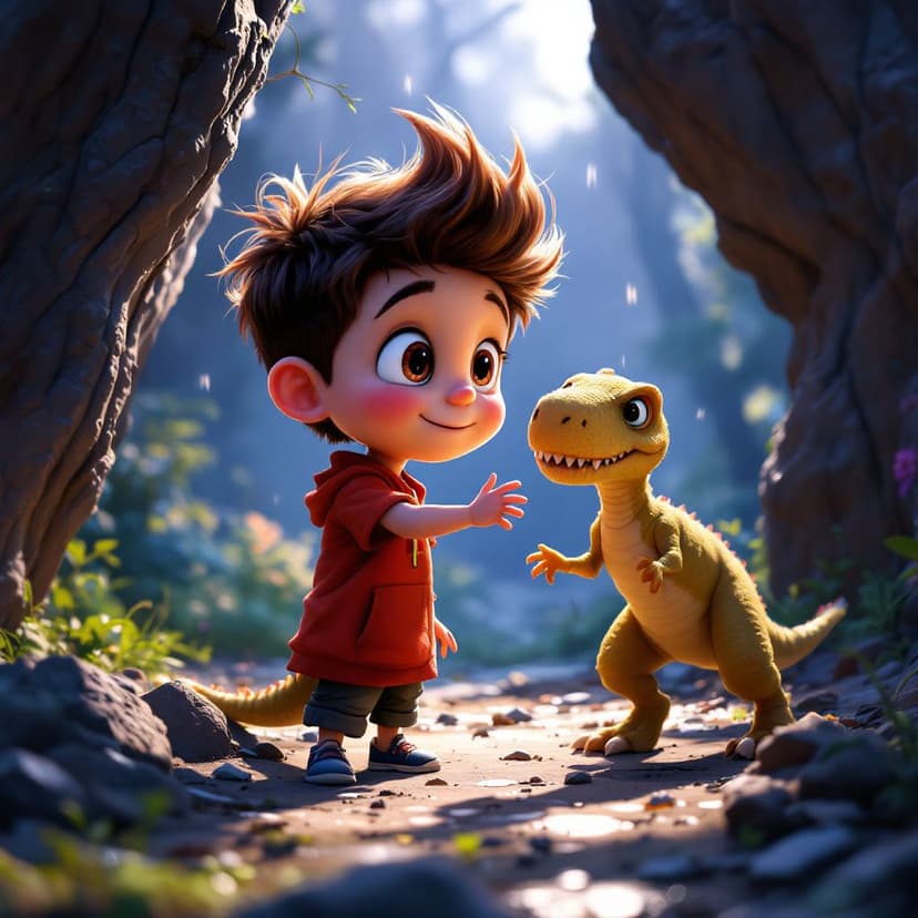 Liam's Dinosaur Dig: Fossil Finding story preview