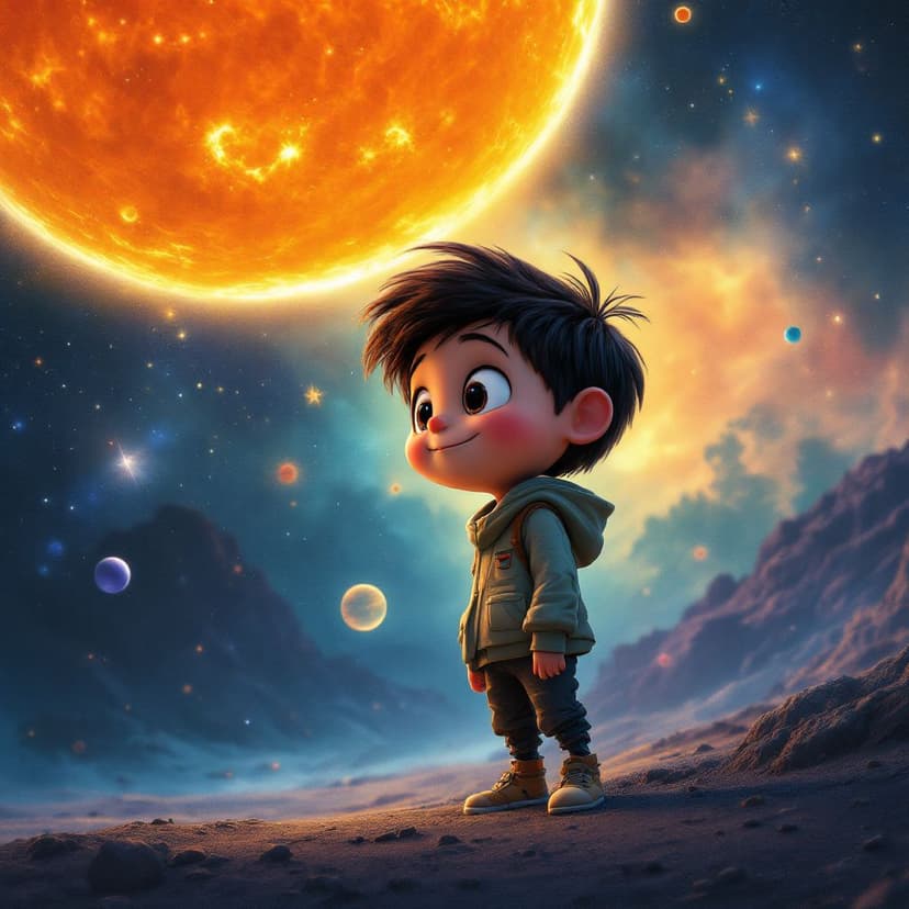 Oliver's Solar System Adventure: Planet Hopping story preview