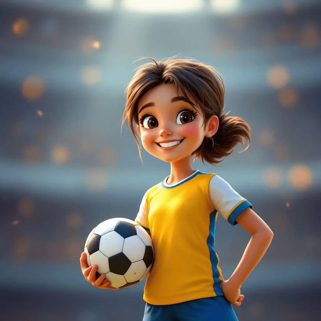 Sophia's Soccer Star Moment