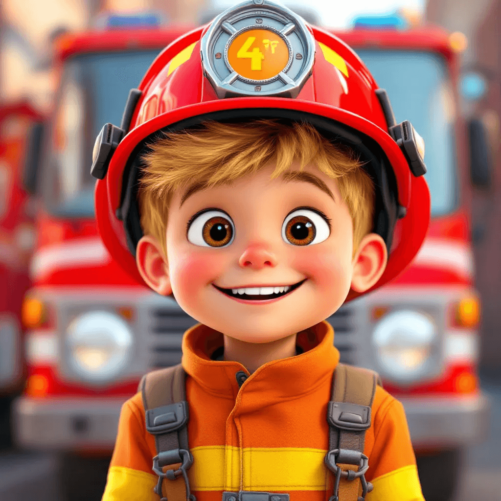 Hugh Wants to Be a Firefighter