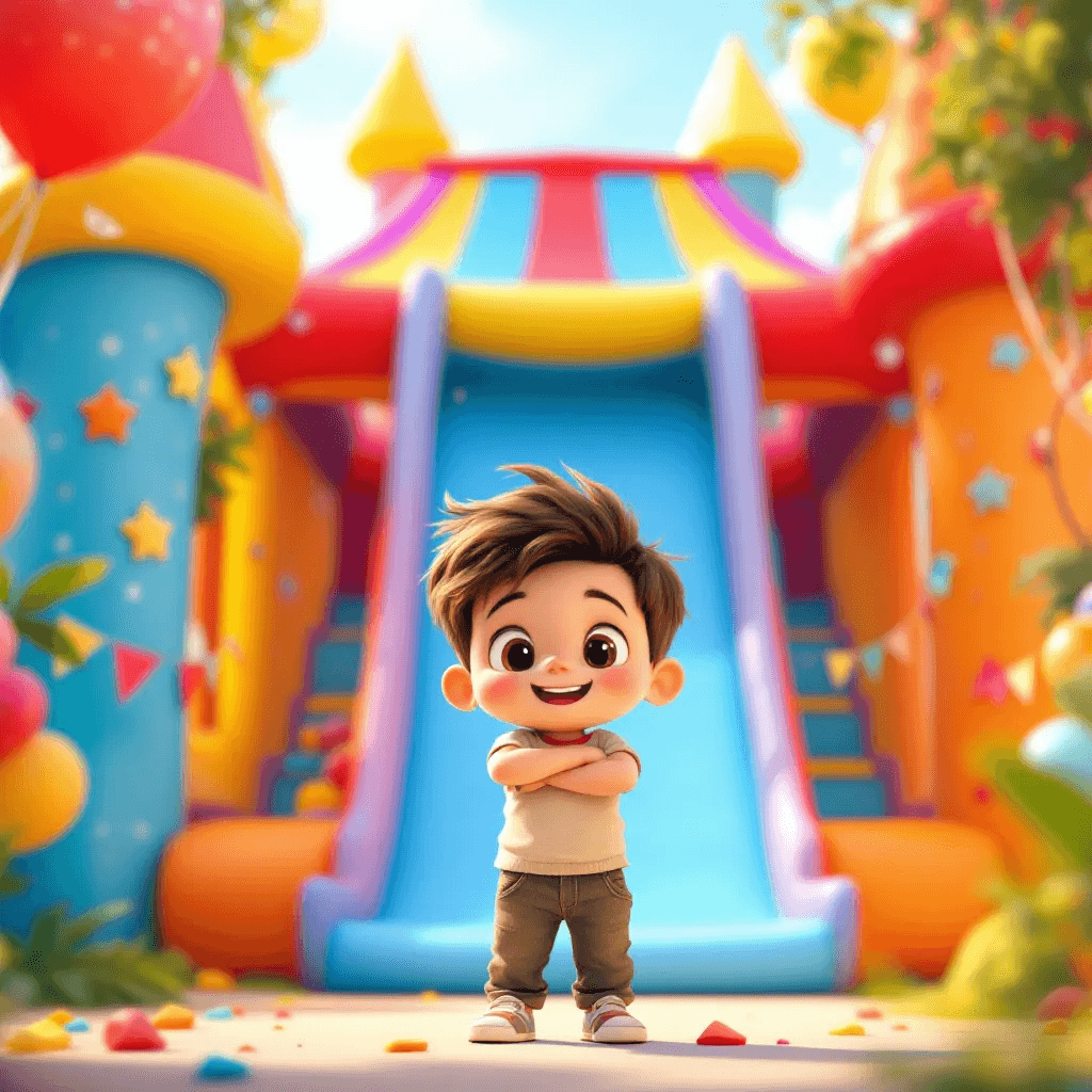 Hudson's Bouncy Castle Adventure