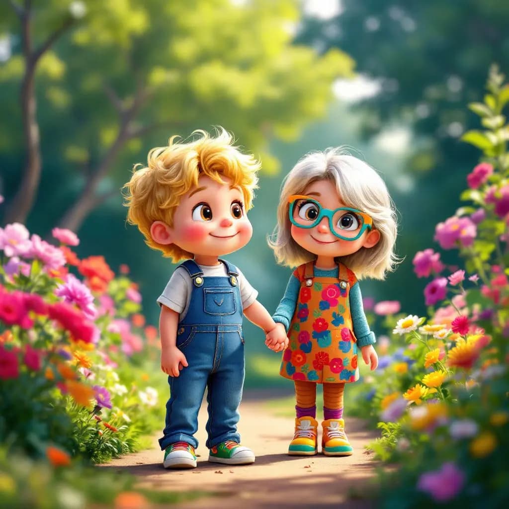 Hugh and Grandma Fave's Magical Garden Adventure