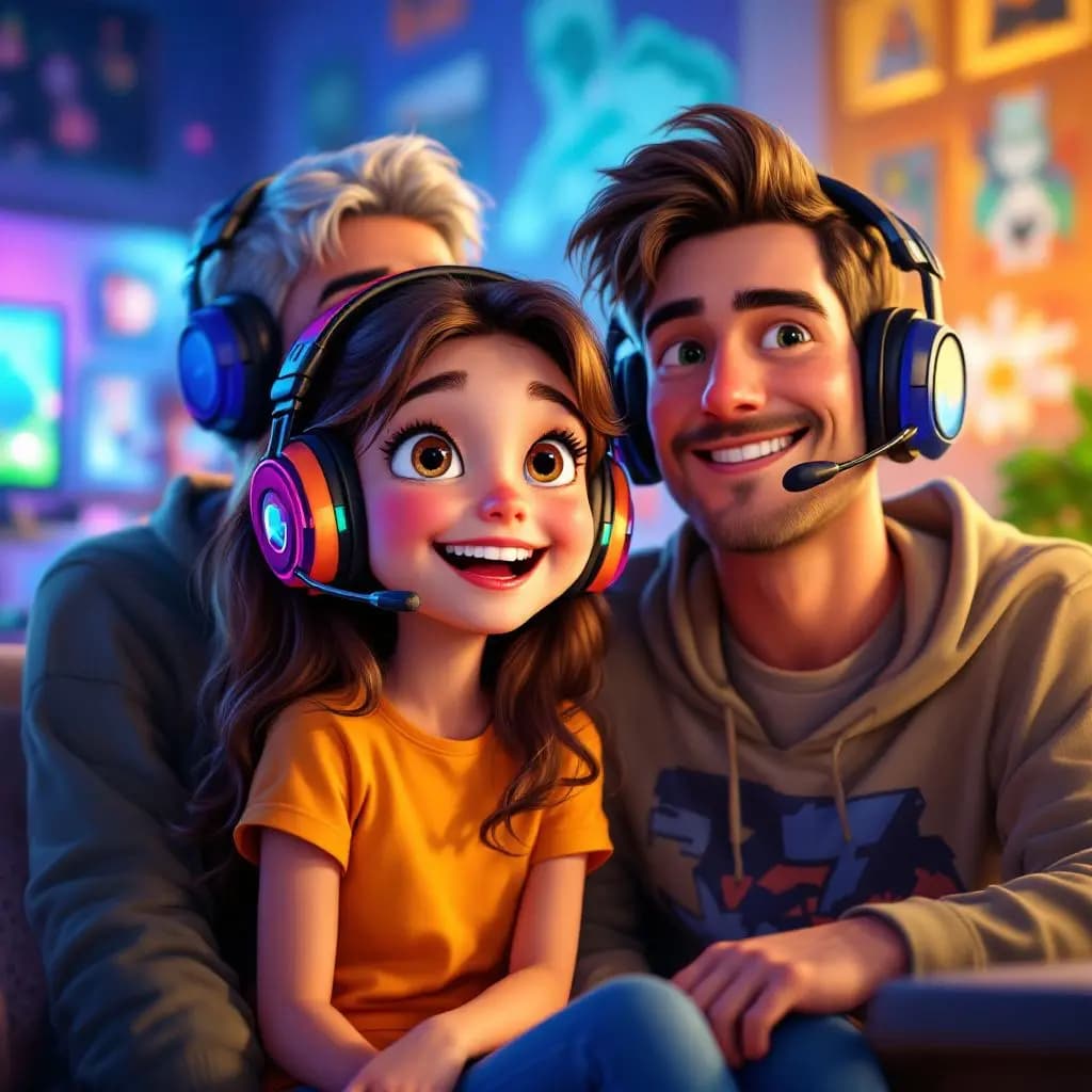 Sophia's Epic Fortnite Family Night