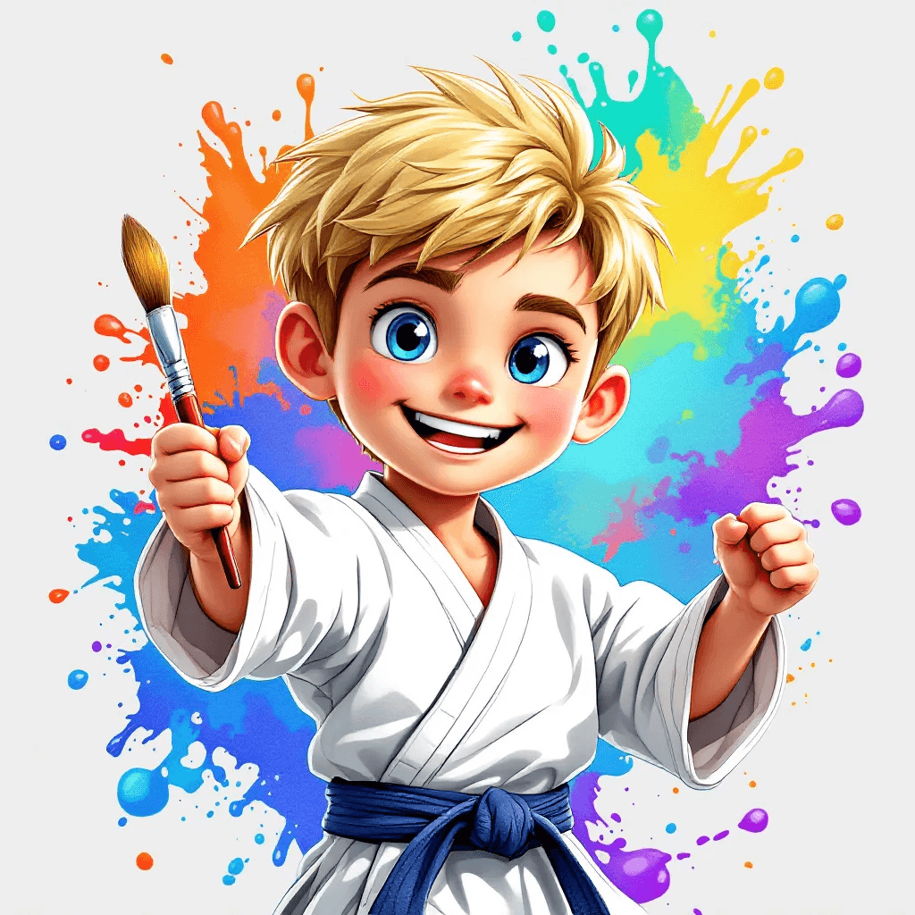 Kasen's Colorful Karate Journey