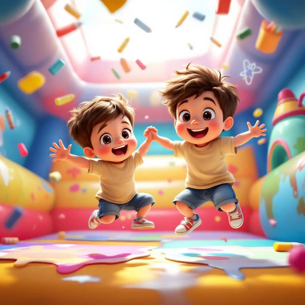 Bouncy Art Day!